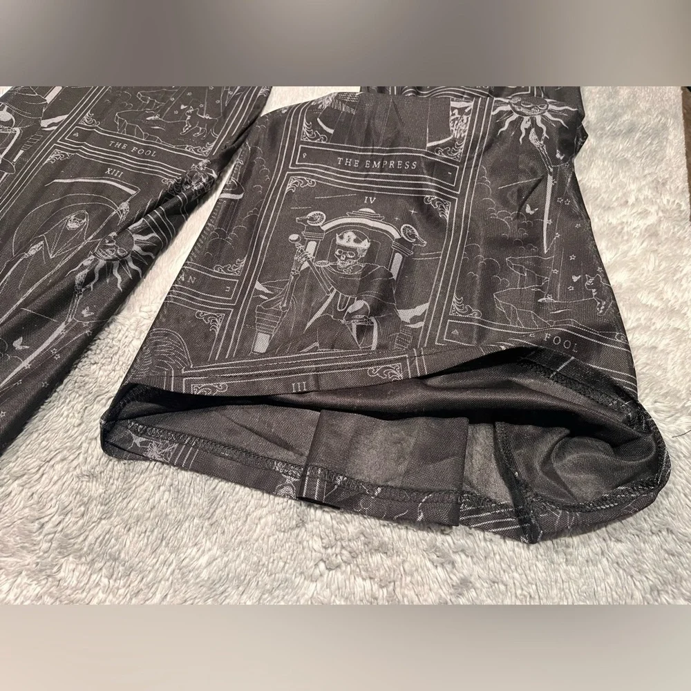 Mesh Tarot Flare Trousers - Picture 5 of 7
